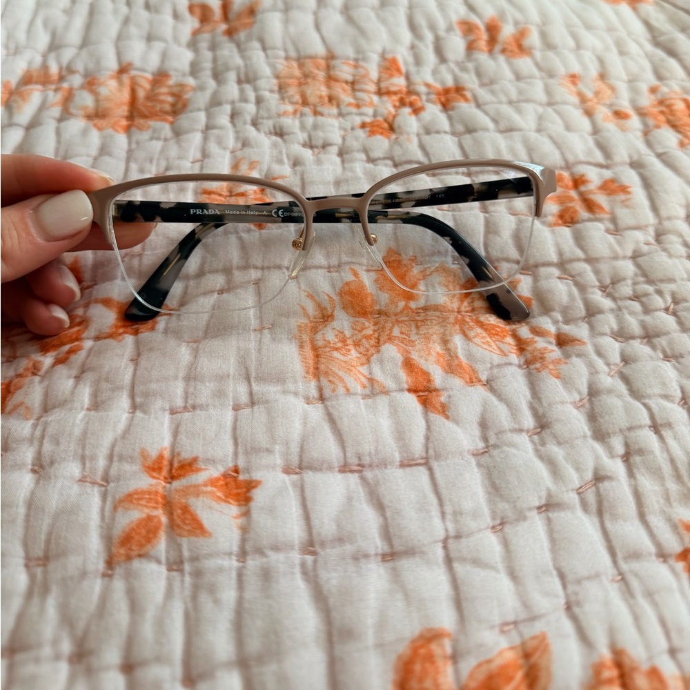 Prada PR61XV Eyeglass Frames Pink Rose